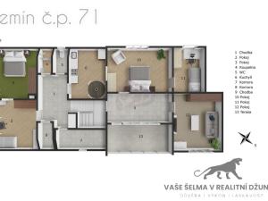 Prodej rodinného domu, Semín, 210 m2