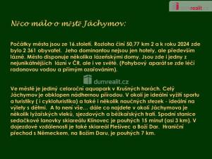 Prodej bytu 2+1, Jáchymov, třída Dukelských hrdinů, 60 m2