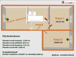 Prodej bytu 2+1, Jáchymov, třída Dukelských hrdinů, 60 m2