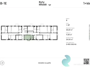Prodej bytu 1+kk, České Budějovice - České Budějovice 5, 25 m2