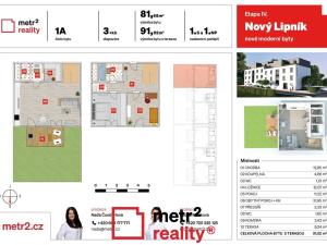 Prodej bytu 3+kk, Lipník nad Bečvou, Na Výsluní, 82 m2