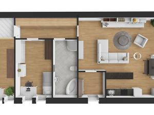 Pronájem bytu 3+kk, České Budějovice, Hradební, 86 m2