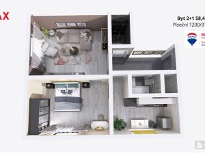 Prodej bytu 2+1, Cheb, Písečná, 56 m2