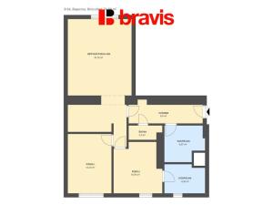 Prodej bytu 3+kk, Brno, Bayerova, 77 m2