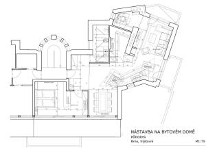 Prodej atypického bytu, Brno - Staré Brno, Výstavní, 90 m2