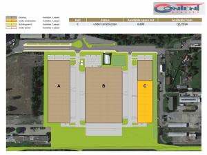 Pronájem výrobních prostor, Prostějov, Průmyslová, 6800 m2