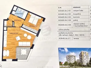 Pronájem bytu 2+kk, Praha - Karlín, Sokolova, 54 m2