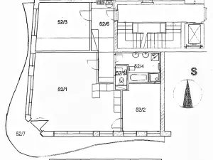 Pronájem bytu 3+kk, Praha - Břevnov, Šlikova, 102 m2