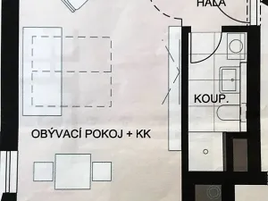 Pronájem bytu 1+kk, Praha - Radotín, Karlická, 30 m2
