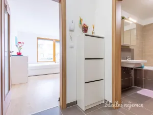 Pronájem bytu 1+kk, Praha - Hloubětín, Modrého, 33 m2