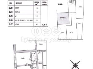 Pronájem bytu 2+kk, Česká Třebová, Hýblova, 44 m2