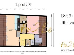 Prodej bytu 3+kk, Jihlava, Žižkova, 84 m2