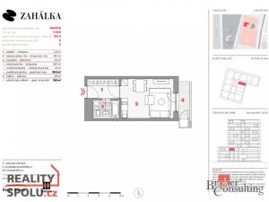 Pronájem bytu 1+kk, Praha - Modřany, Mezi vodami, 30 m2