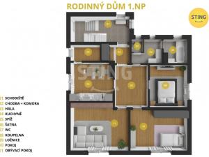 Prodej rodinného domu, Dolní Lhota, 240 m2