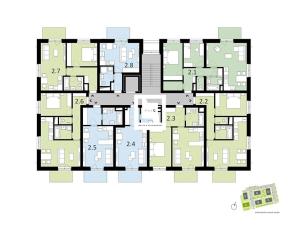 Prodej bytu 2+kk, Ostrava, 50 m2