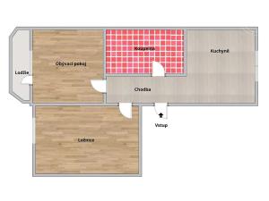 Prodej bytu 2+1, Hodonín, Nesyt, 60 m2