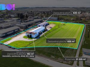 Prodej výrobních prostor, Prosenice, Grymovská, 1445 m2