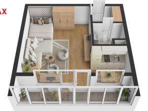 Prodej bytu 1+kk, Hradec Králové, Na Kotli, 36 m2
