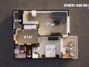 Pronájem bytu 2+kk, Liberec, Jeronýmova, 65 m2