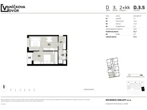 Prodej bytu 2+kk, Kralupy nad Vltavou, Husova, 45 m2