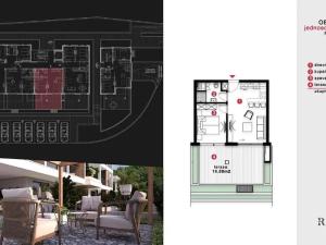 Prodej bytu 2+kk, Кавач, Černá Hora, 33 m2