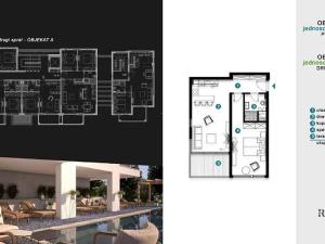 Prodej bytu 2+kk, Кавач, Černá Hora, 33 m2