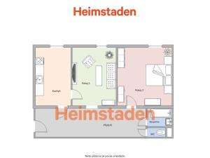Pronájem bytu 2+1, Ostrava - Poruba, Budovatelská, 62 m2