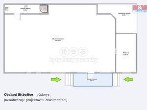 Prodej obchodního prostoru, Šitbořice, Dlouhá, 143 m2