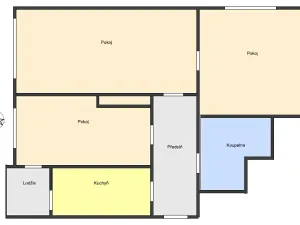 Pronájem bytu 3+1, Praha - Vokovice, Na dlouhém lánu, 60 m2