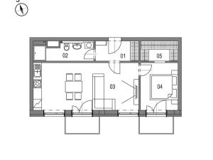 Prodej bytu 2+kk, Brno, 48 m2