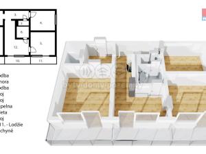 Prodej bytu 3+1, Děčín - Děčín III-Staré Město, Příčná, 73 m2