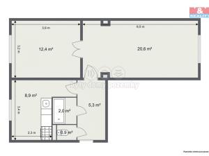 Prodej bytu 2+1, Aš, Sadová, 50 m2