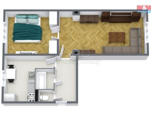 Prodej bytu 2+1, Aš, Sadová, 50 m2