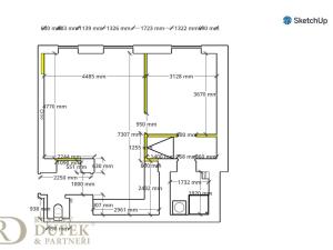 Pronájem bytu 2+kk, Praha - Žižkov, Hartigova, 53 m2