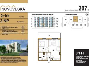 Prodej bytu 2+kk, Teplice, Novoveská, 51 m2