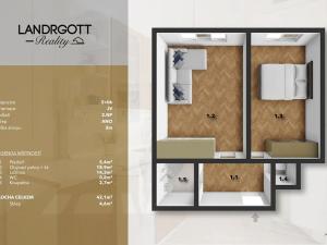 Prodej bytu 2+kk, Praha - Vinohrady, Ondříčkova, 45 m2