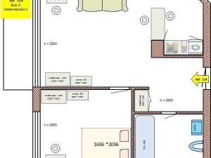 Pronájem bytu 2+kk, Praha - Hloubětín, Nademlejnská, 46 m2