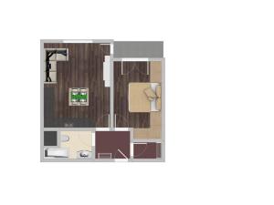 Pronájem bytu 2+kk, Praha - Uhříněves, Oty Bubeníčka, 52 m2