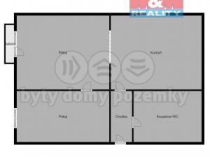 Prodej bytu 2+1, Ostrava - Poruba, Dělnická, 50 m2