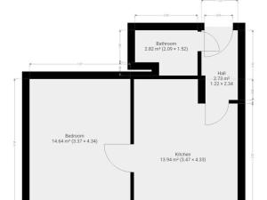 Pronájem bytu 1+1, Duchcov, Osecká, 35 m2