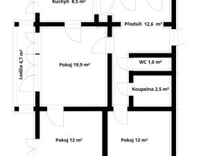 Prodej bytu 3+1, Brno - Starý Lískovec, Sevastopolská, 77 m2