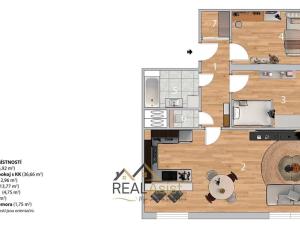 Prodej bytu 3+kk, Praha - Zbraslav, Neumannova, 77 m2