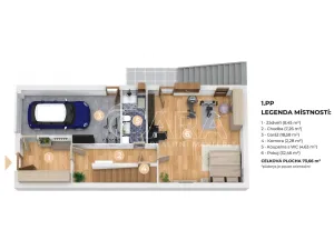 Prodej rodinného domu, Zeleneč, U Lesoparku, 174 m2