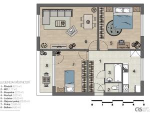 Pronájem bytu 3+1, Benešov, Dukelská, 75 m2