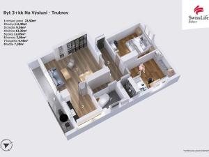 Prodej bytu 3+kk, Trutnov, Kpt. Jaroše, 75 m2