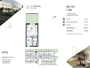 Prodej bytu 1+kk, Praha - Satalice, Za Novákovou zahradou, 29 m2