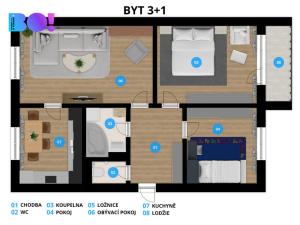 Prodej bytu 3+1, Žďár nad Sázavou, Haškova, 77 m2