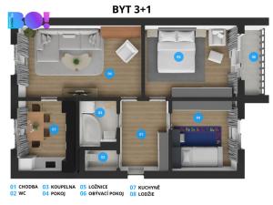 Prodej bytu 3+1, Žďár nad Sázavou, Haškova, 77 m2