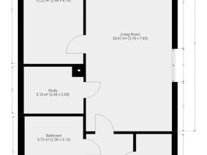 Pronájem bytu 2+kk, Praha - Kyje, Za černým mostem, 67 m2