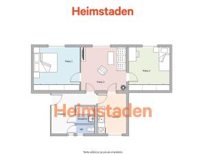 Pronájem bytu 3+1, Havířov - Město, Na Nábřeží, 69 m2